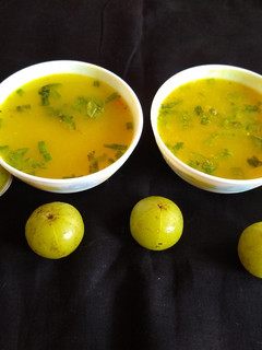 A picture of Amla soup.