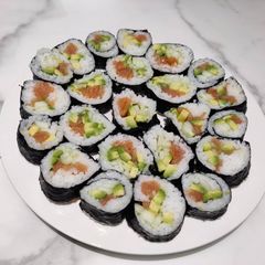 A picture of Sushi Rolls.