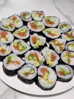 A picture of Sushi Rolls.