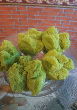 Foto resep Bolu Kukus Pandan Mekar tanpa Mikser