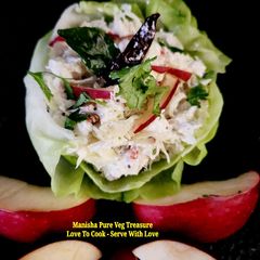 A picture of Apple Cabbage South Indian Salad.