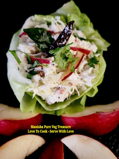 A picture of Apple Cabbage South Indian Salad.