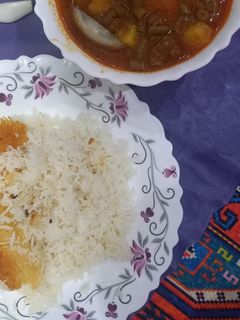 عکسی از دستور خورشت لوبیا سبز
