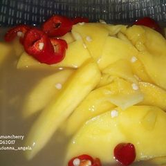 A picture of Tangy and Spicy Mango (Simple Indonesian Mango Rujak).