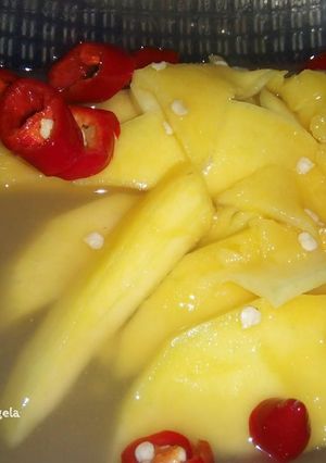 A picture of Tangy and Spicy Mango (Simple Indonesian Mango Rujak).