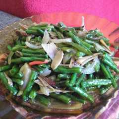 รูปของ Oseng teri kacang panjang
