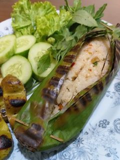Foto resep Nasi Bakar Teri Medan