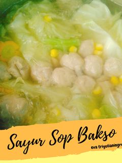 Foto resep Sayur Sop Bakso