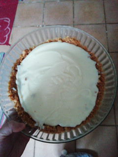 Una foto de Tarta de galletas y limón