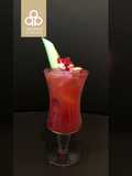 Iced tea with cranberry and grape flavor