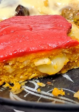 Una foto de Hamburguesas de garbanzos y calabaza sin TACC