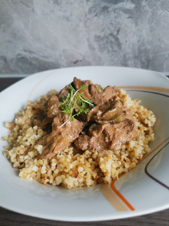 Mustáros csirkemáj recept fotója