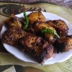 A picture of Andhra fish fry.