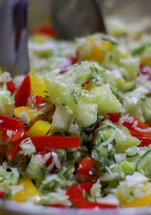 A picture of Vegetable salad #Vegetable contest.