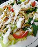 Ensalada de pollo rostizado