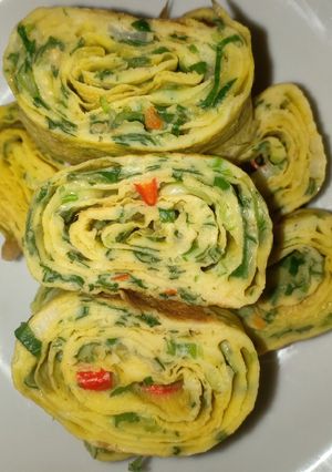 Foto resep Telur dadar gulung