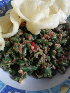 Foto resep Pencok kacang panjang / rujak kacang / sambel kacang panjang
