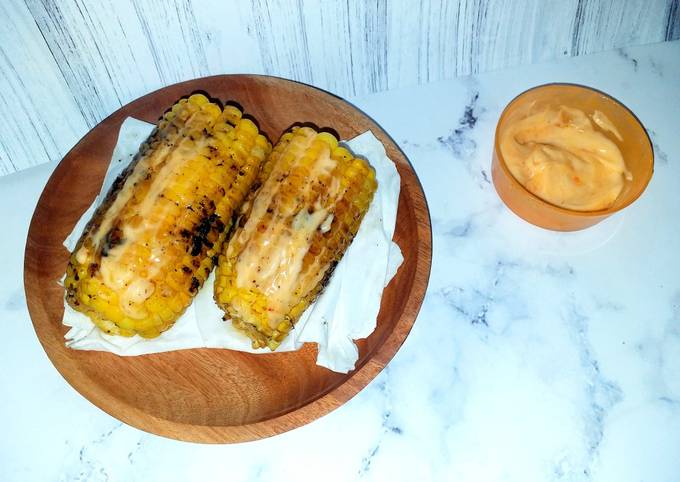 Resep Jagung Bakar Rebus Saus Mayones Oleh Ala Selerai Cookpad