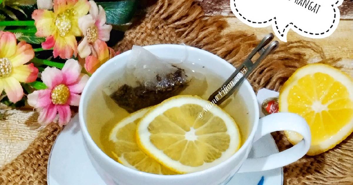 Resep Lemon 🍋 Tea Gula Batu Hangat Oleh Lanjarsihmama Fifian Masakanrumahan Cookpad 