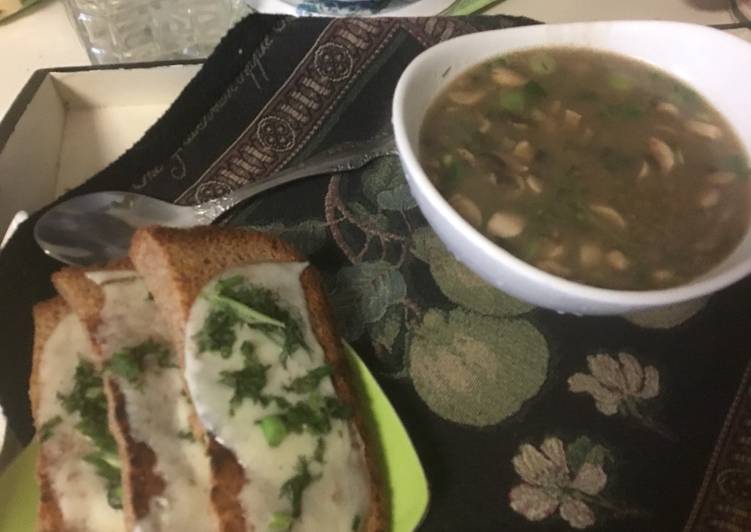 Get Fresh With Mushroom soup fast and tasty