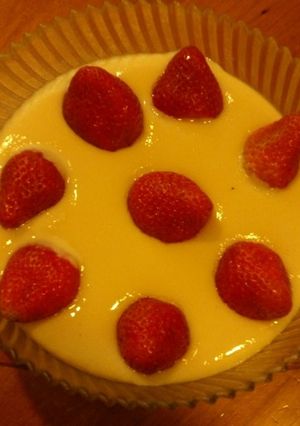 Una foto de Crema para fresas
