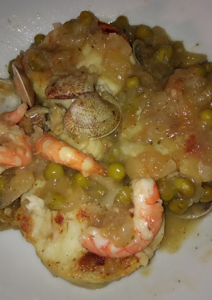 Una foto de Marisco en salsa a mi manera 😉y con sidra