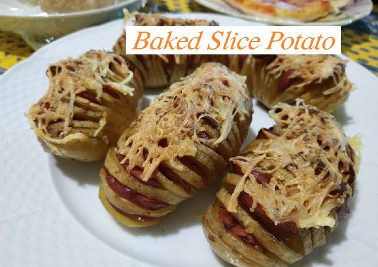 Bagaimana Menyiapkan Baked Slice Potato, Bikin Ngiler