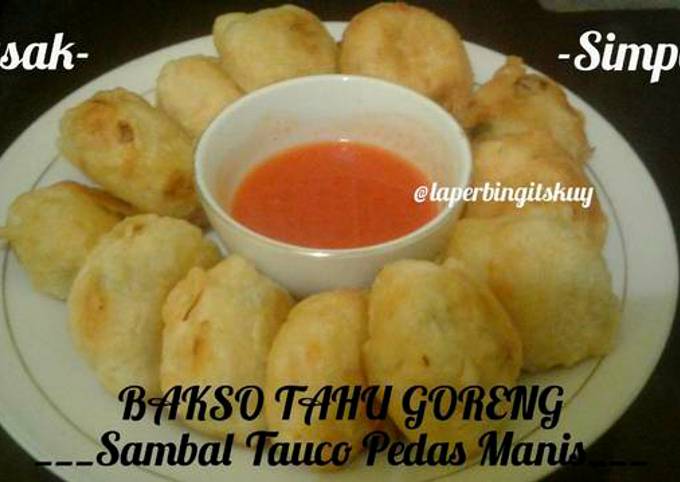 Bakso tahu goreng praktis / cemilan ikan