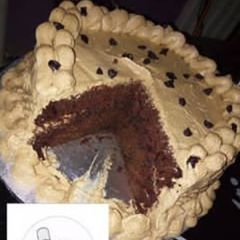 Chocolate cake A picture of Chocolate cake.