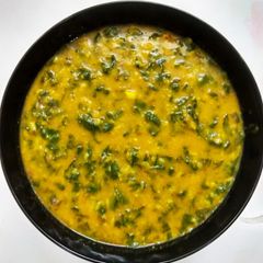 A picture of Moong Dal Palak.