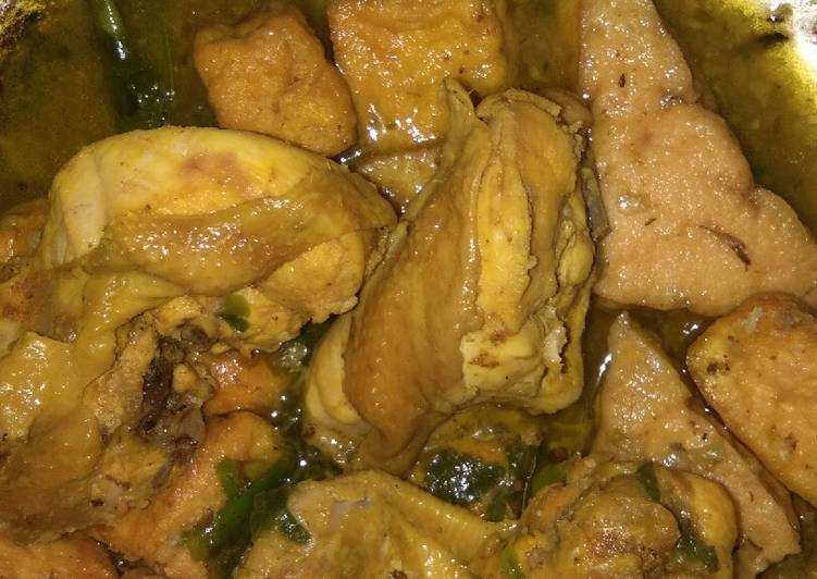 Resep Ayam Tahu Bumbu Ijo, Bisa Manjain Lidah