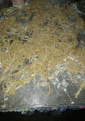 Una foto de Fideos caseros