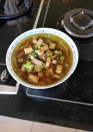 Hình của món Bún chay.