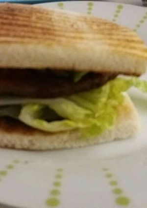 Una foto de Sándwich hamburguesero
