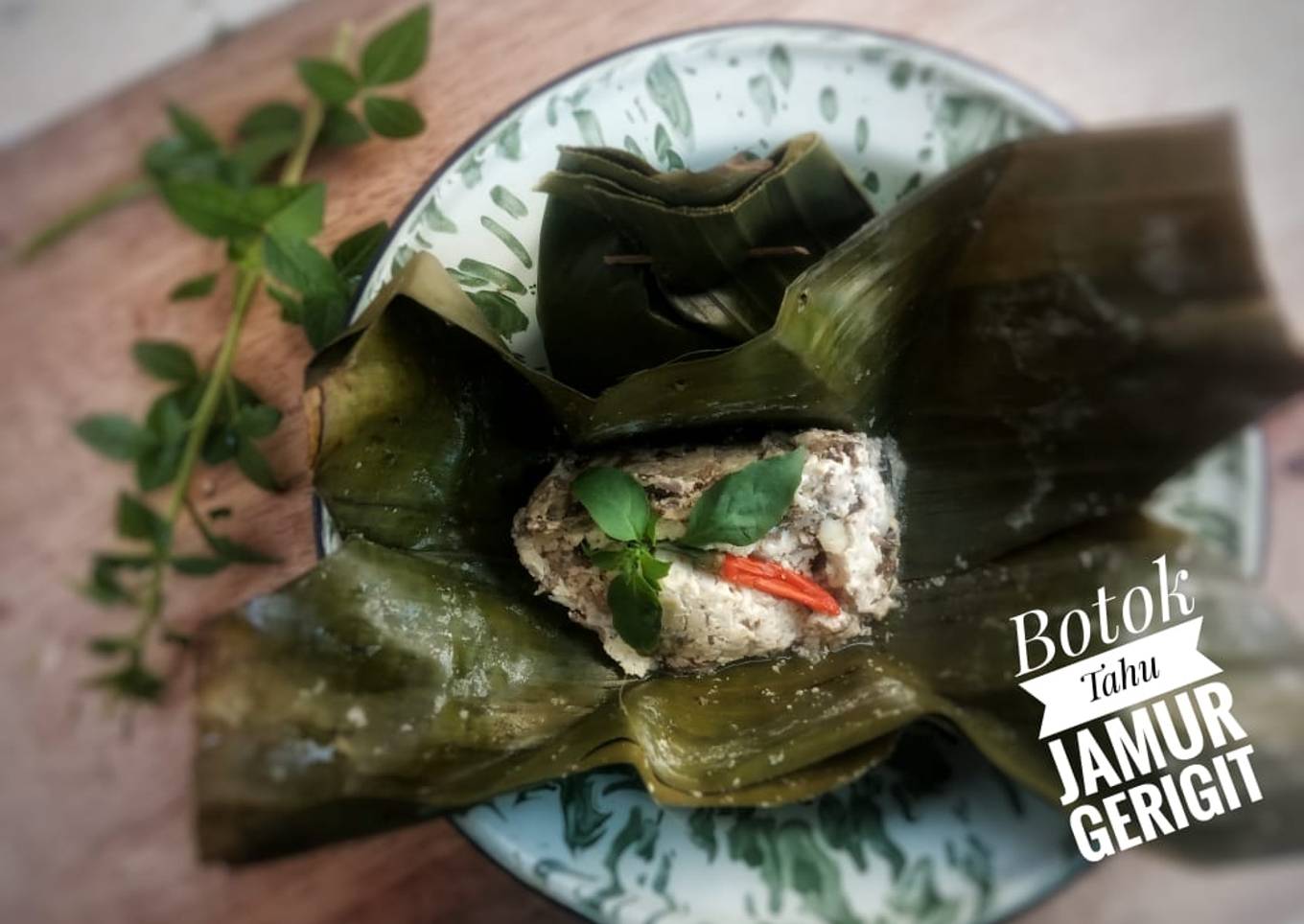 Botok Tahu Jamur Gerigit