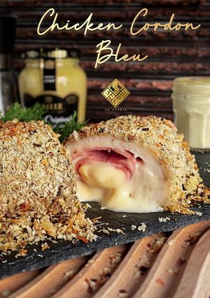 Gambar Baked Chicken Cordon Bleu | SUPER EASY
