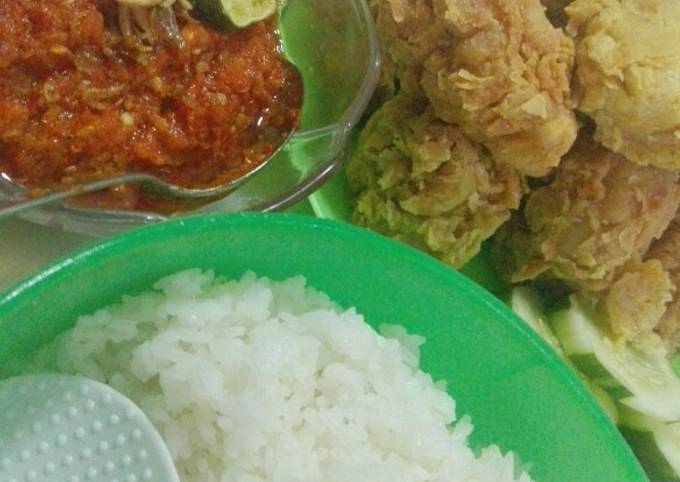 Ayam geprek rindu