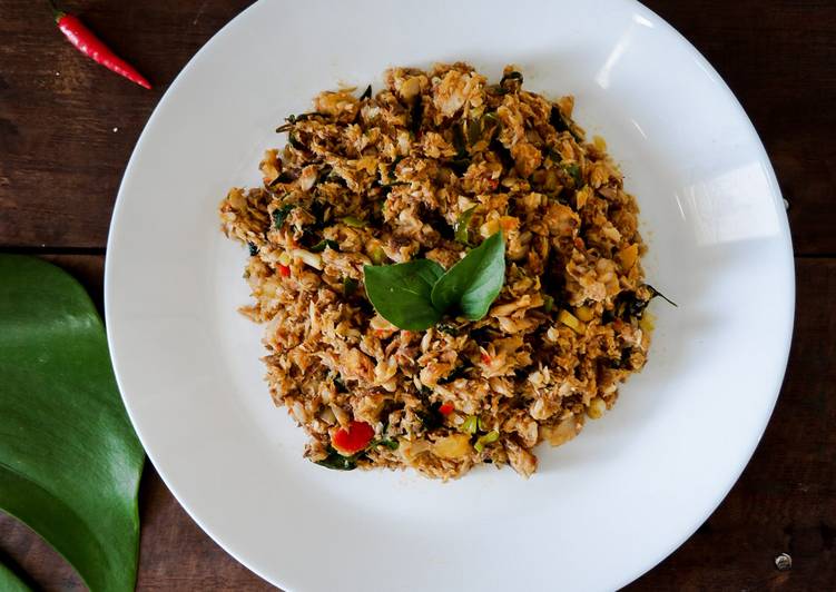 Resep Tongkol Suwir Kemangi yang nikmat