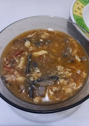 Foto resep Egg drop jamur champignon (start 6+ sesuaikan tekstur)