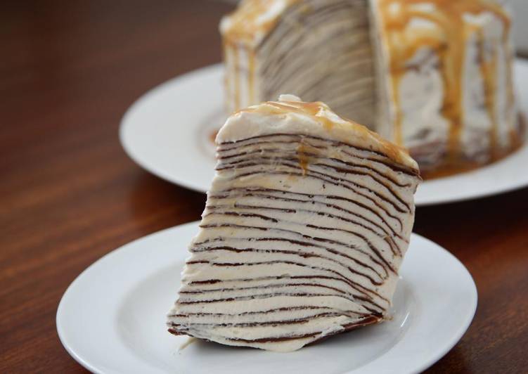 Choco Caramel Miles Crepes