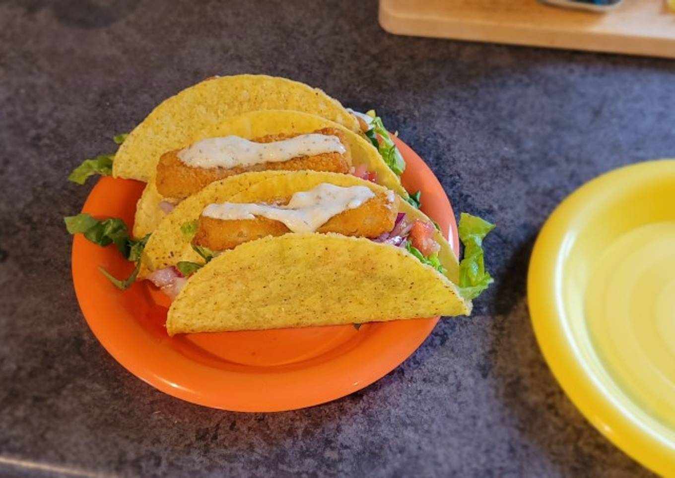 Simple Way to Make Any-night-of-the-week Fish Finger Tacos Fun for Kids