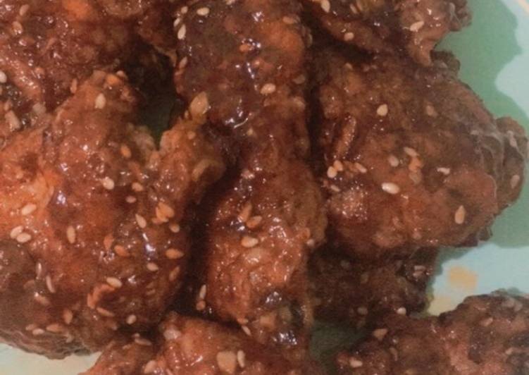 Resep Spicy honey fried chicken, Menggugah Selera