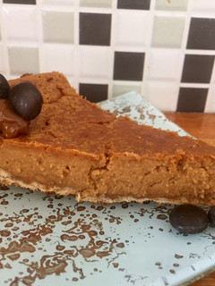 Una foto de Cheesecake de dulce de leche