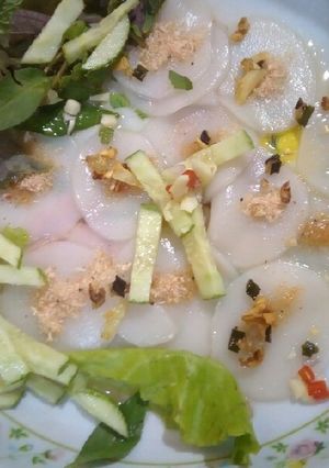 Hình của món Bánh phồng tôm luộc.