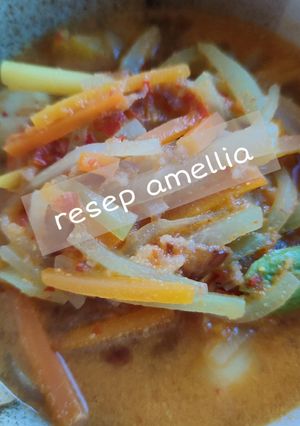 Foto resep Sayur labu siam santan pedas
