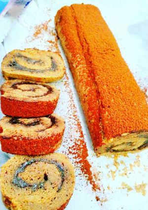 Foto resep Roll Cake Choco Gamache Filling