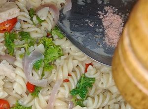 Gambar Pasta Goreng (Serbuk Bawang Putih dan Serbuk Paprika