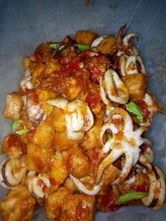 Foto resep Sambal cumi tempe pete