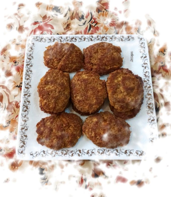 عکسی از دستور کتلت نخود