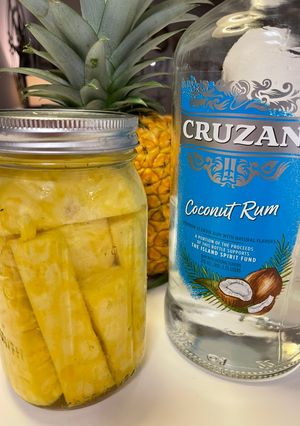 A picture of Drunken Pineapples.